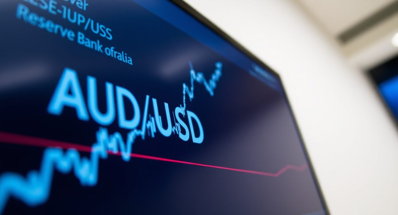 AUD/USD forex chart showing bullish trend after RBA hawkish remarks