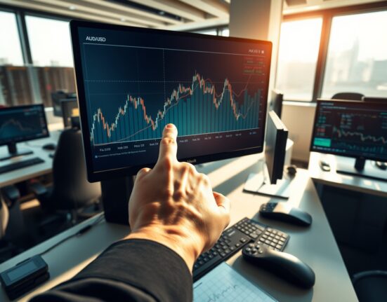 Professional analysis of the AUD/USD forex rally driven by Australian yields and US Dollar trends.