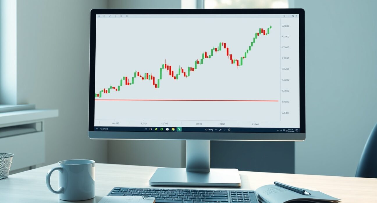 Professional analysis of the AUD/USD forex pair shifting from rally to range phase on a trading desk chart.