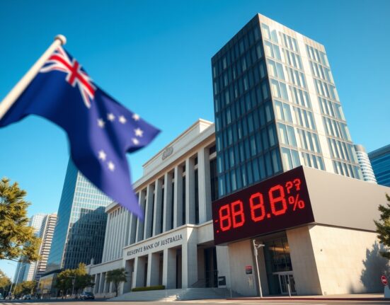 Reserve Bank of Australia headquarters representing monetary policy decisions affecting AUD/USD exchange rates