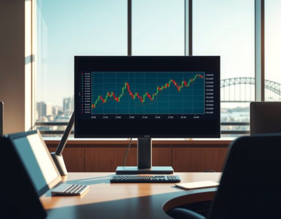 AUD/USD forex chart analysis ahead of the Reserve Bank of Australia's interest rate decision.