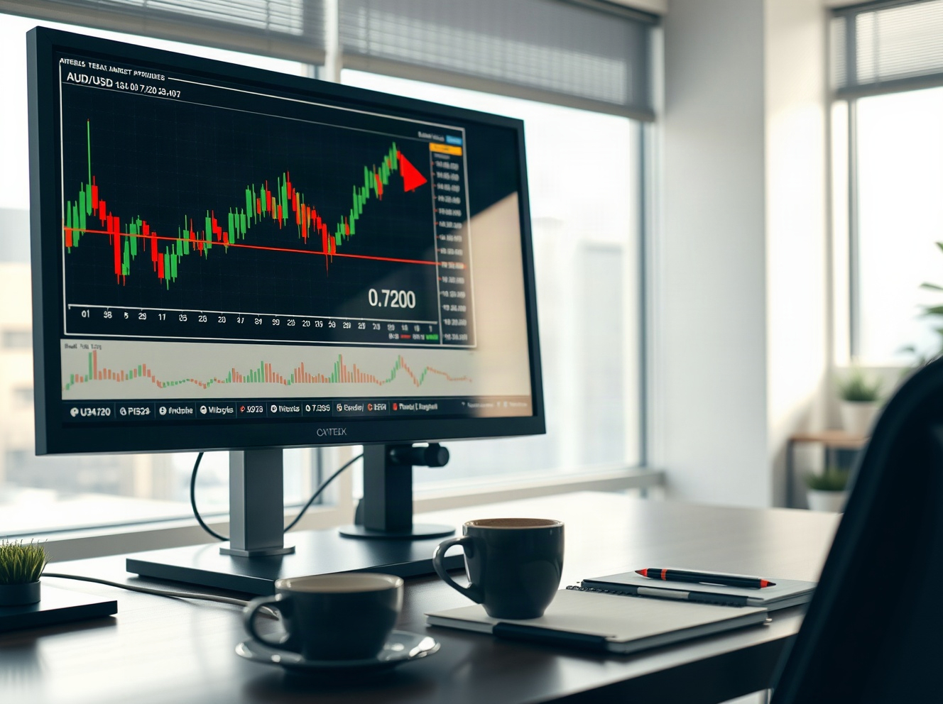 AUD/USD Faces Key Test at 0.7200, UOB Says
