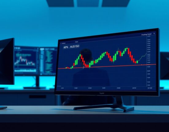 AUD/USD forex chart holds steady ahead of CPI data and Federal Reserve decision