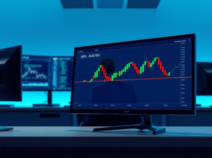 AUD/USD forex chart holds steady ahead of CPI data and Federal Reserve decision