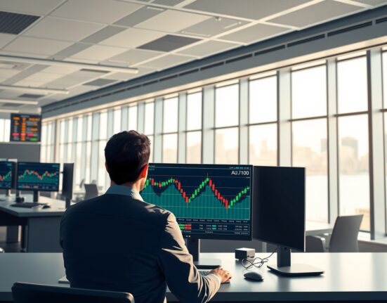 AUD/USD forex trading analysis showing currency pair above 0.7100 level