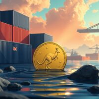 AUD/USD currency pair impacted by Trump's 2025 tariff decision and global trade uncertainty.