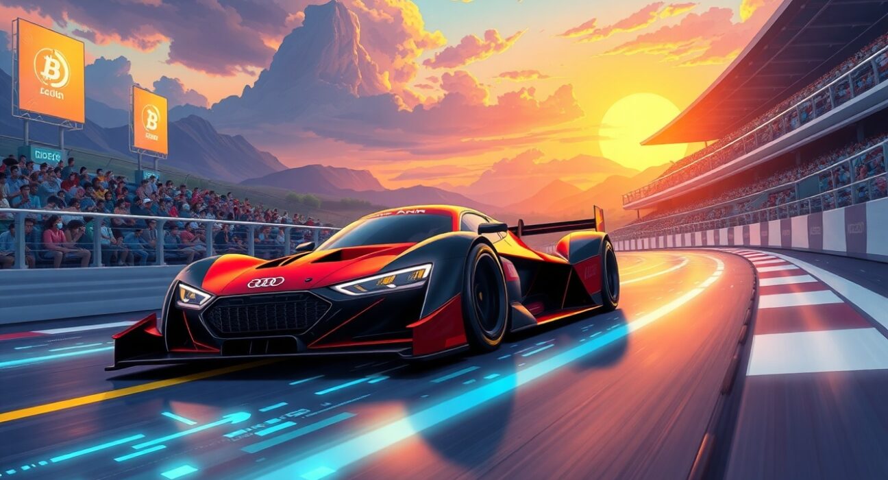Audi F1 team and Nexo crypto partnership driving digital innovation in motorsports fan engagement.