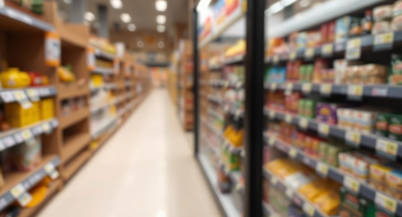 Close-up of a grocery price tag or receipt in Australia, representing persistent inflation and rising consumer prices.