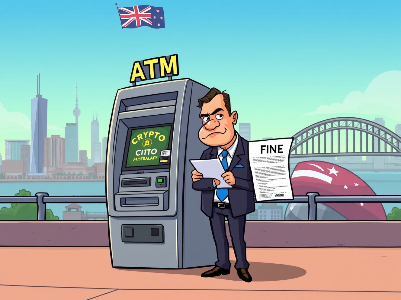 Crucial Crypto ATM Australia Fine: Regulator Cracks Down with $37K Penalty