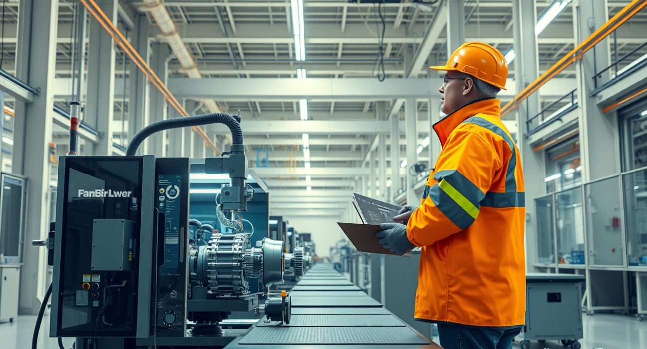 Modern Australian manufacturing facility showing production activity and economic expansion in April 2025.