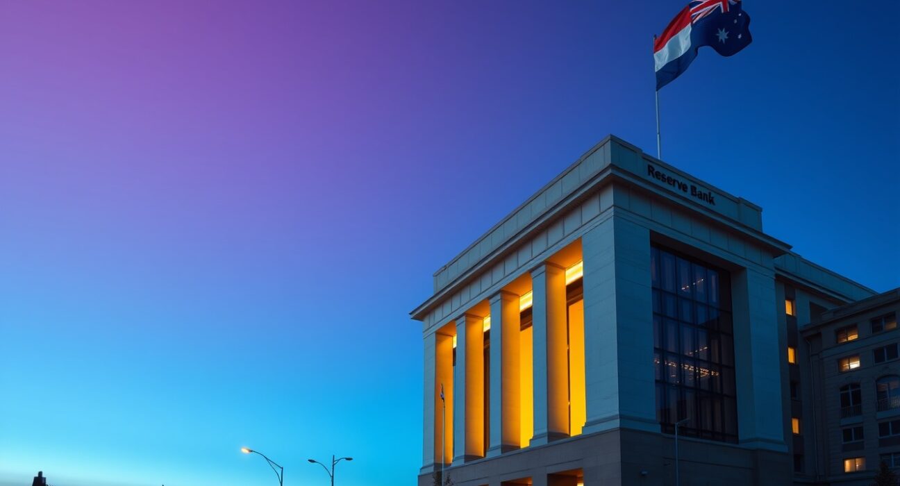 Reserve Bank of Australia building representing monetary policy decisions affecting the Australian Dollar