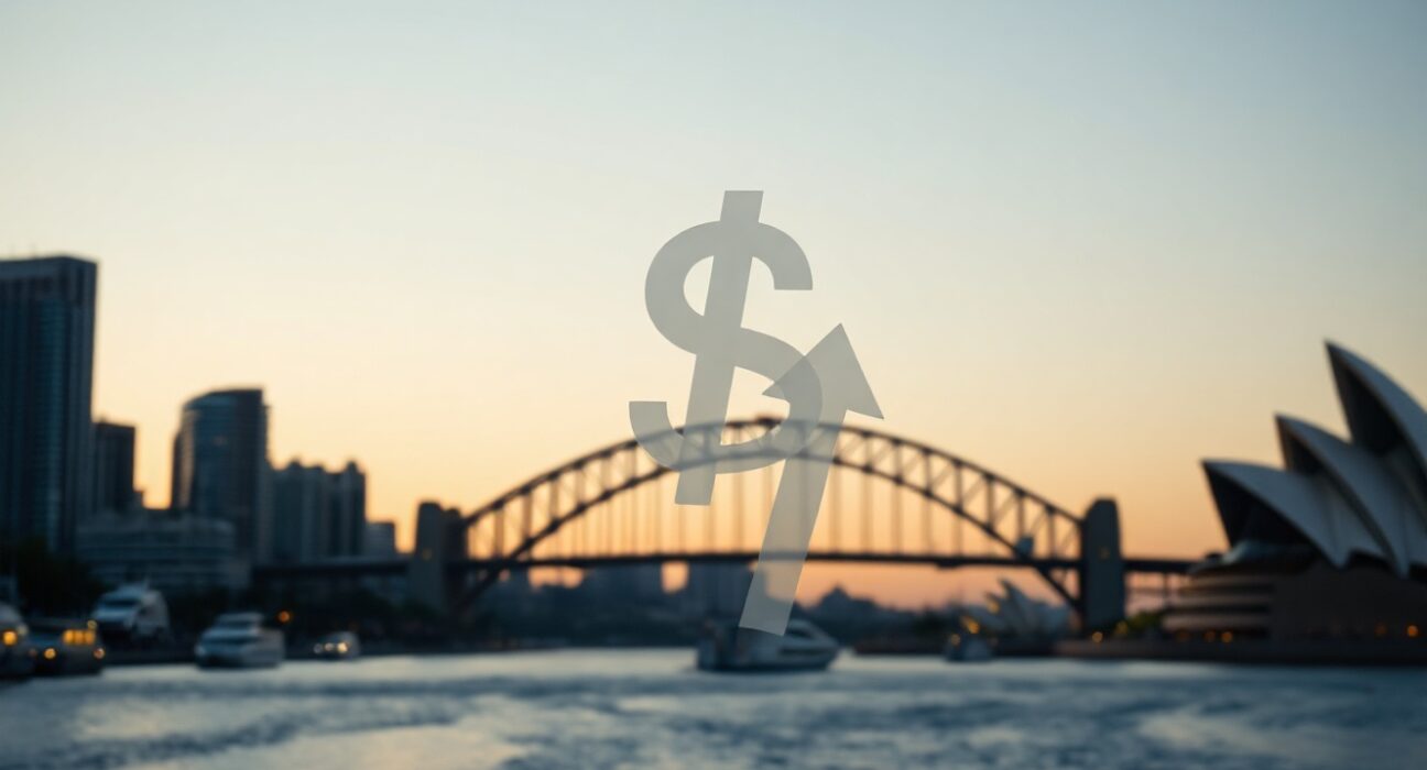 Australian dollar decline ahead of China CPI data, financial district scene