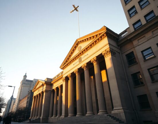 Reserve Bank of Australia building in Sydney during afternoon light