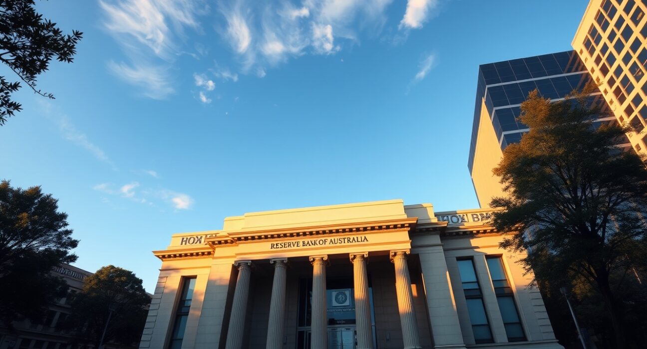 Reserve Bank of Australia building in Sydney under clear sky