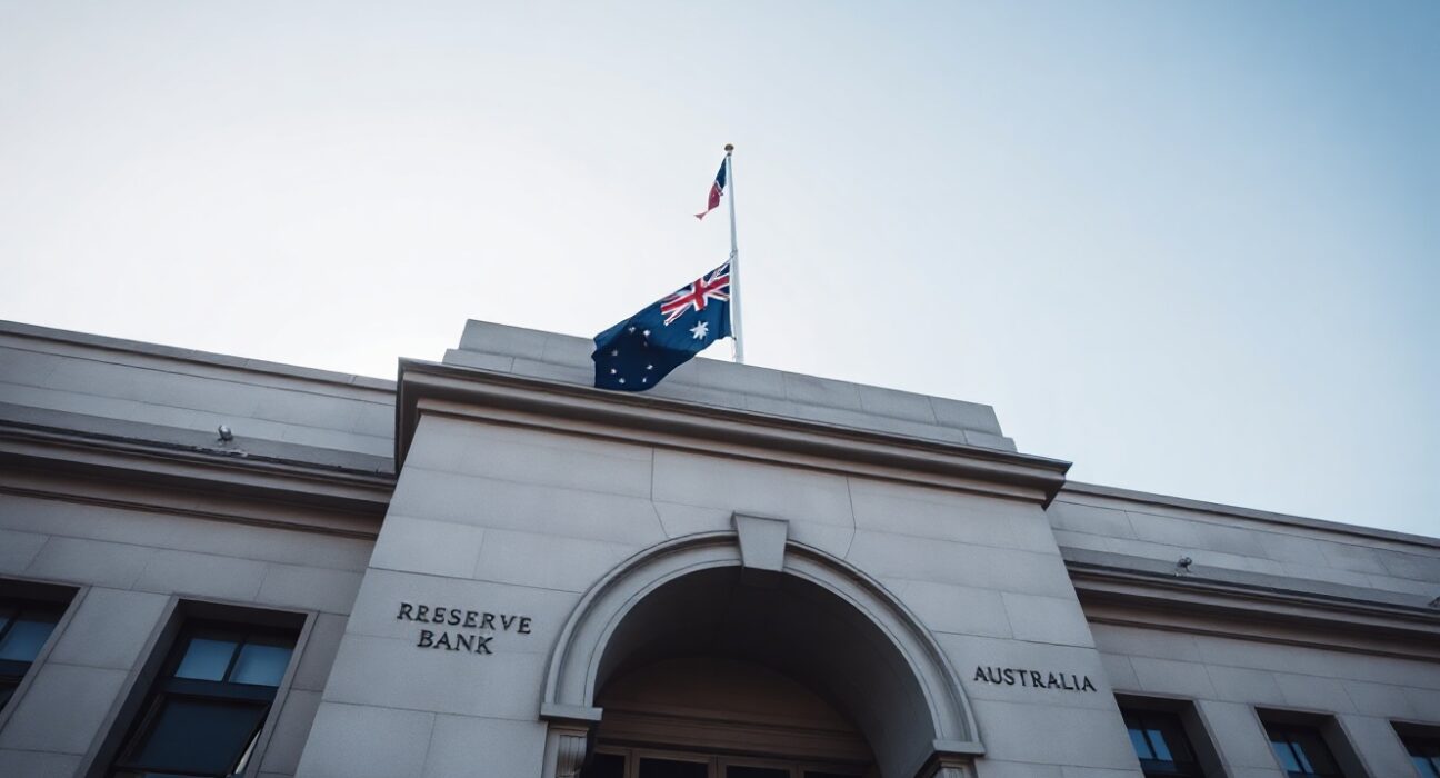 Reserve Bank of Australia building in Sydney on a clear day