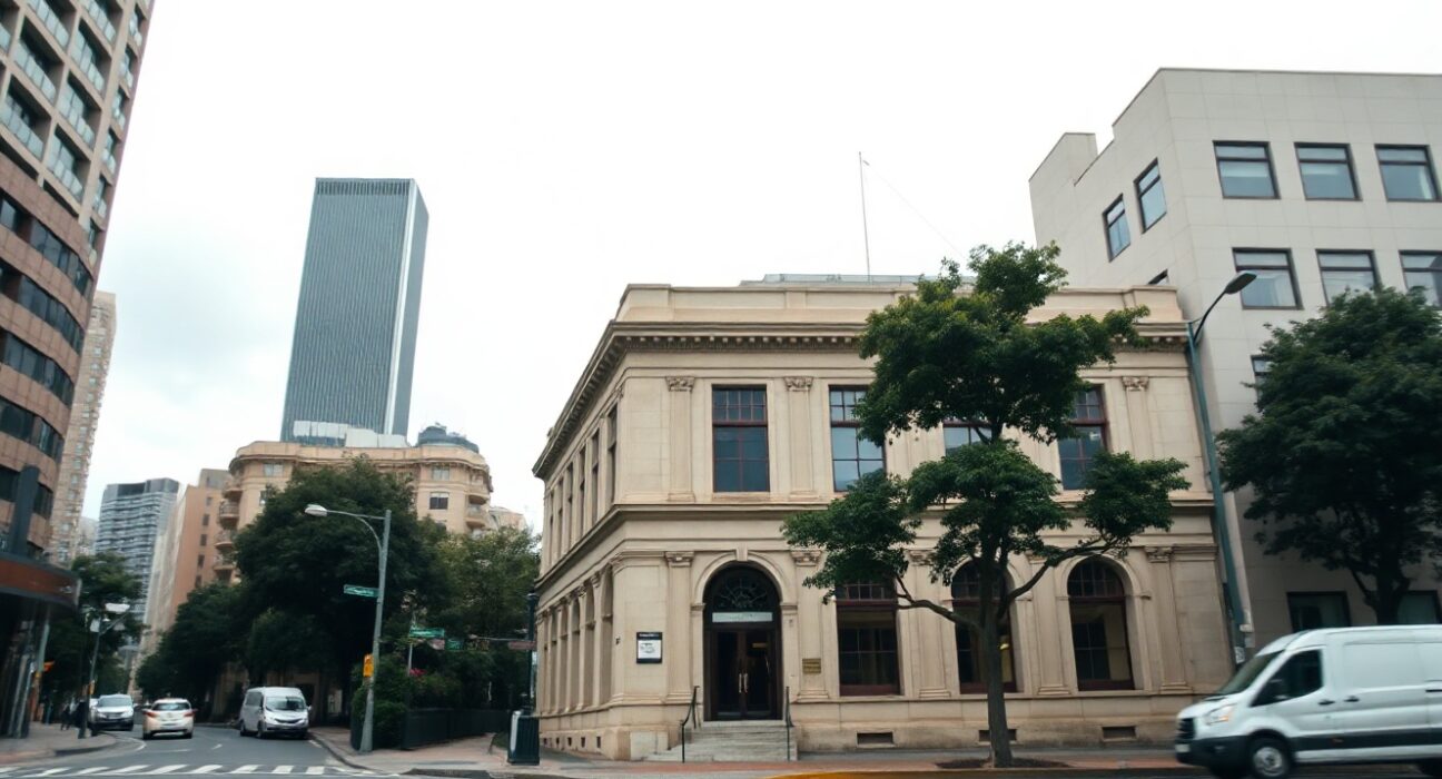 Reserve Bank of Australia building in Sydney, representing monetary policy and Australian dollar analysis.