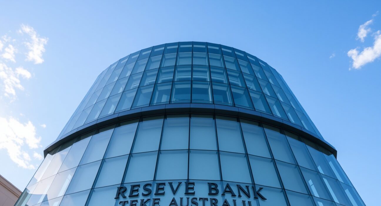 Reserve Bank of Australia building in Sydney on a sunny day