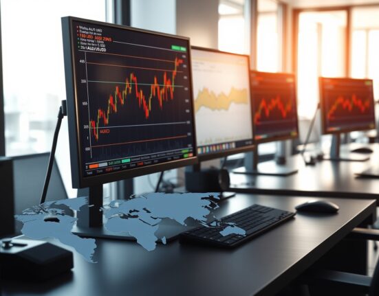 Australian Dollar gains momentum from US-Iran diplomatic progress on trading desk monitors