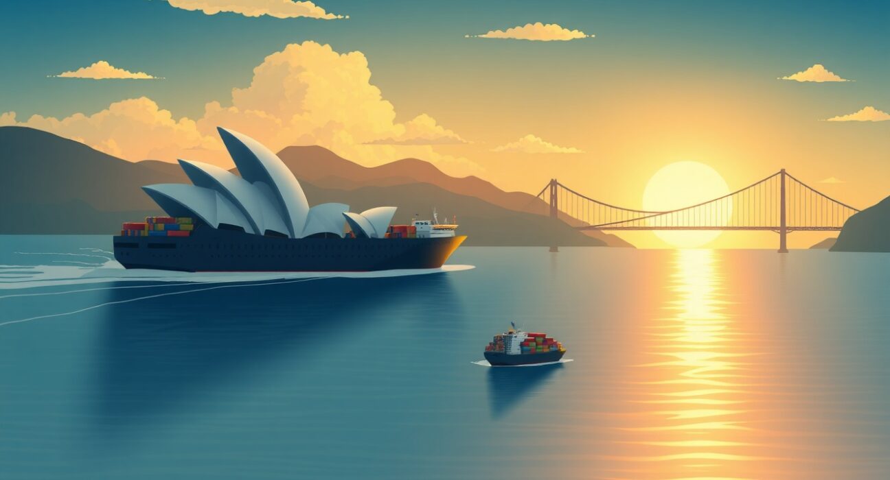 Australian trade data impact on AUD/USD currency pair with economic indicators and market analysis