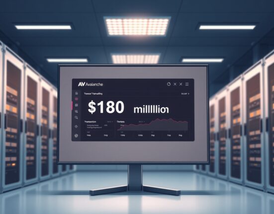 Avalanche AVAX cryptocurrency transfer analysis showing $180 million deposit to Coinbase exchange platform