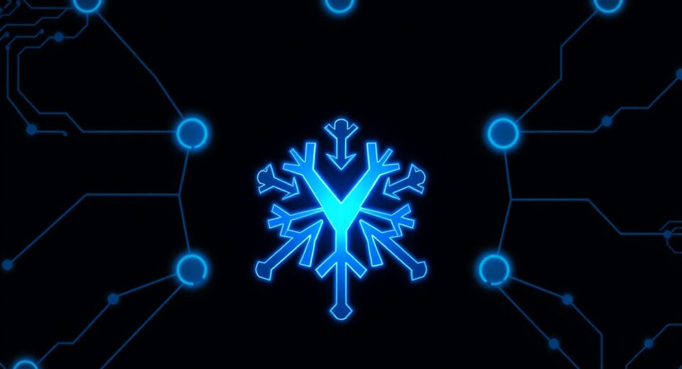 Avalanche (AVAX) blockchain logo representing network technology for price analysis.