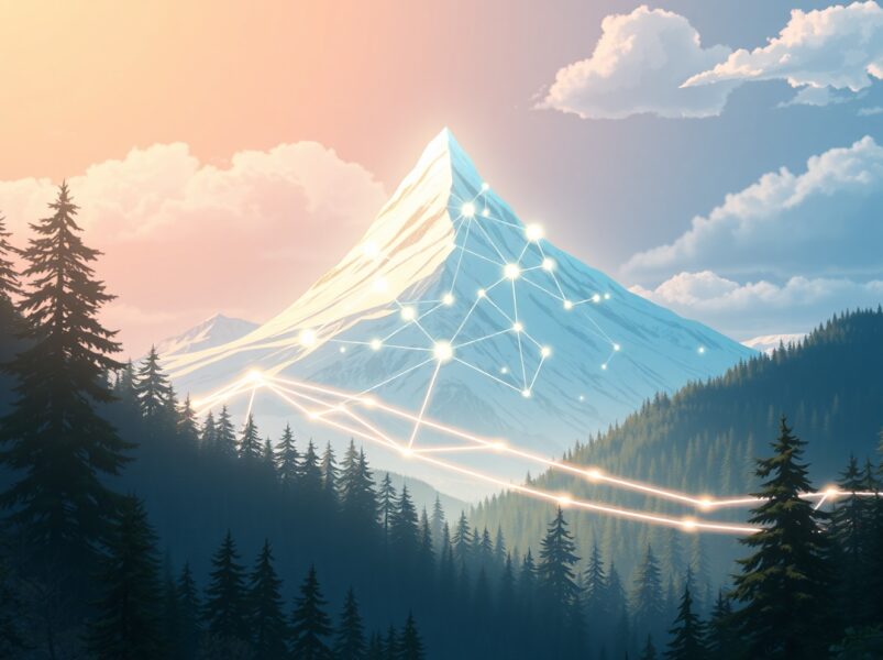 Avalanche blockchain technology analysis showing network growth and cryptocurrency potential through 2030