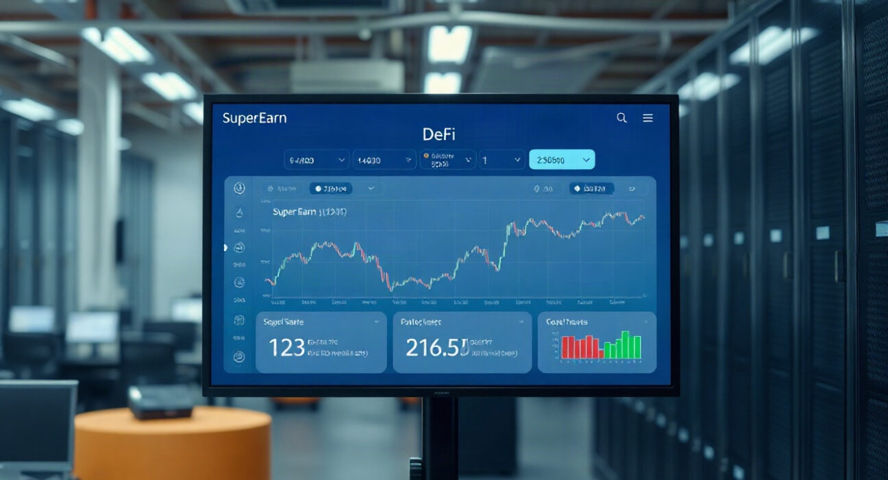 Avalon Labs Super Earn dashboard showing market-neutral yield pool performance