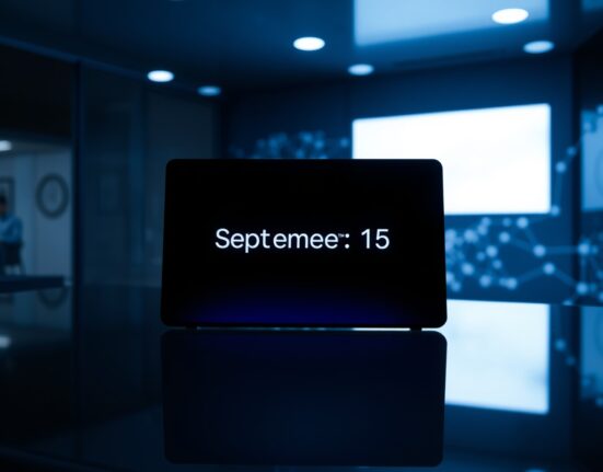 Digital countdown timer for Avant TGE postponed to September 15 on a dark blue background