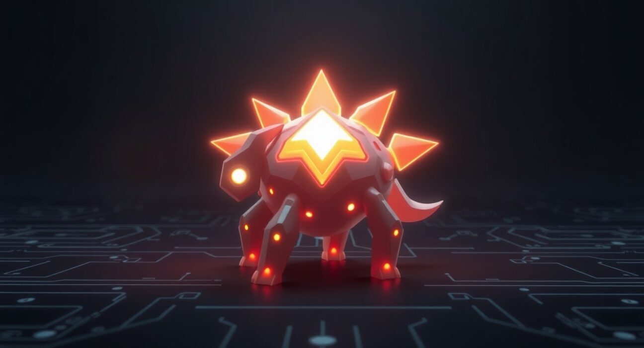 Axie Infinity creature representing AXS token price analysis and future market predictions.