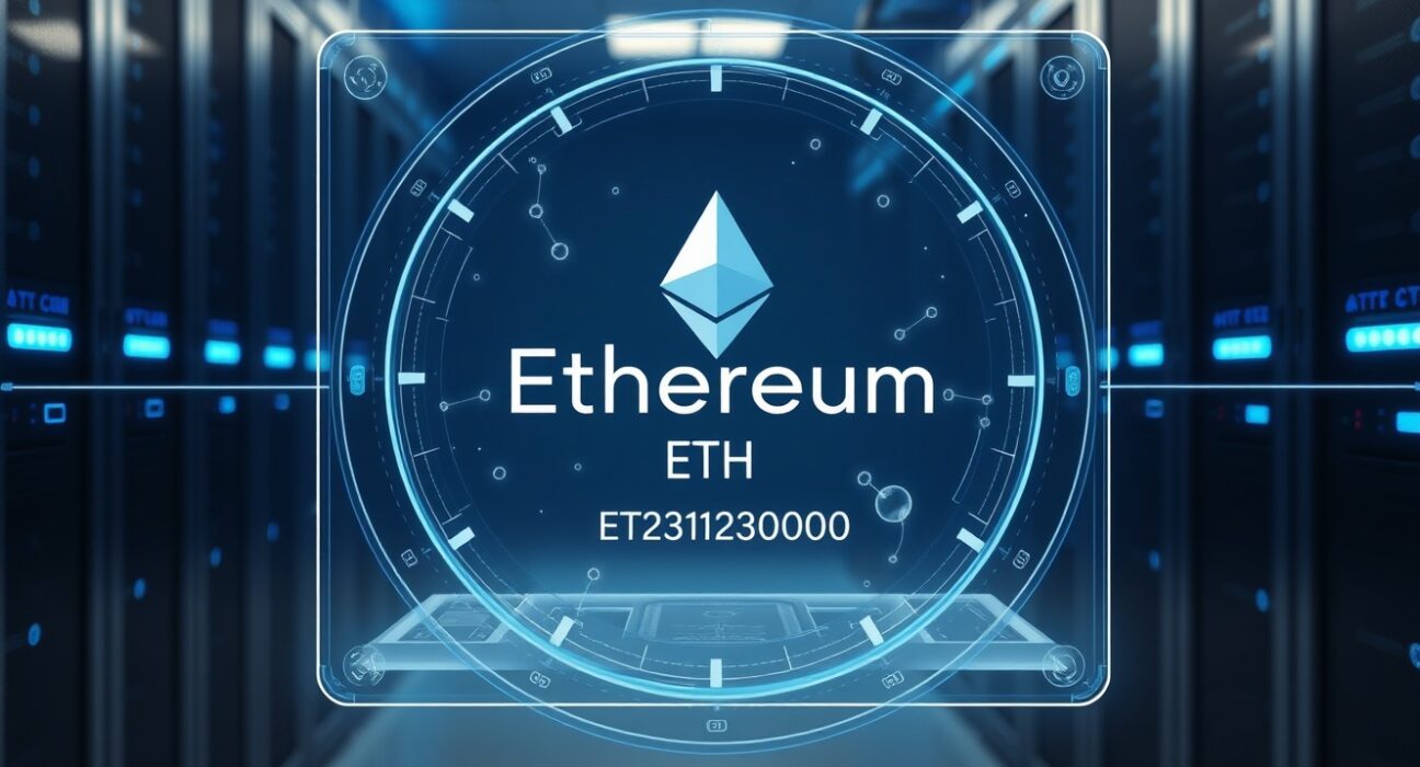 Digital transfer of Ethereum tokens representing Aztec Network's treasury management strategy