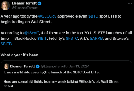 Celebrating the First Anniversary of SEC’s Bitcoin ETF Approval