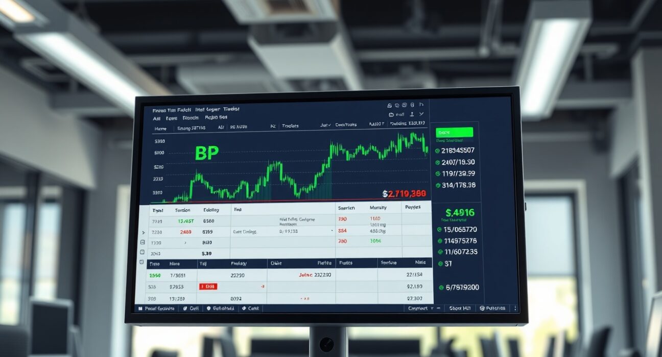 Backpack Exchange BP token trading interface showing real-time cryptocurrency market data