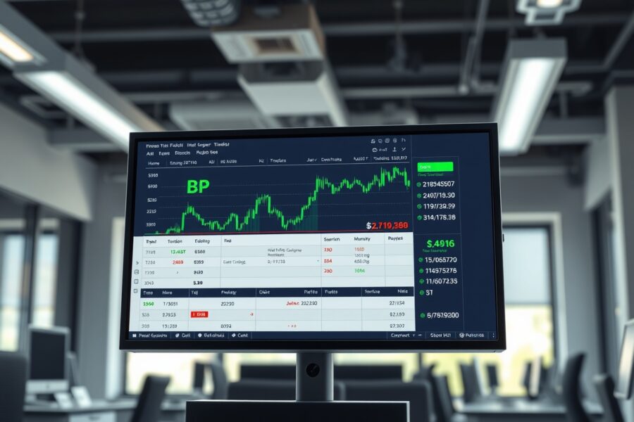 Backpack Exchange BP token trading interface showing real-time cryptocurrency market data