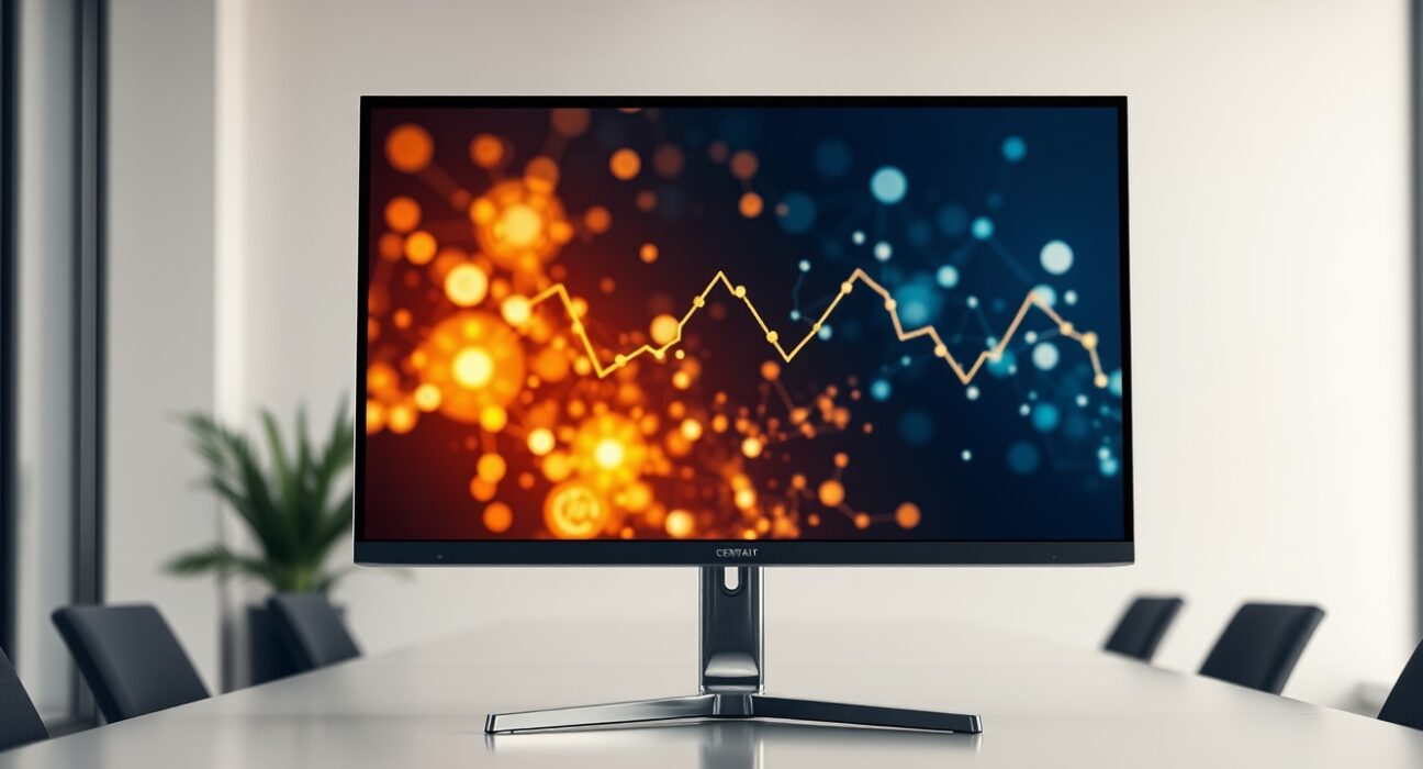 Backpack exchange Token Generation Event announcement visualized on a professional trading desk monitor.