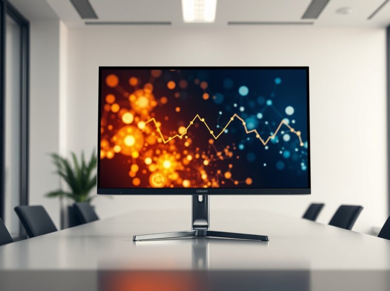 Backpack exchange Token Generation Event announcement visualized on a professional trading desk monitor.