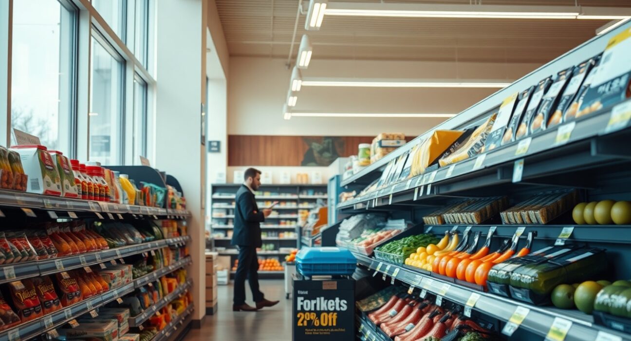 Shoppers in a grocery store in Baden-Wuerttemberg, Germany, amid easing inflation in June 2024.