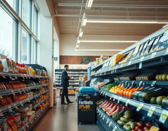 Shoppers in a grocery store in Baden-Wuerttemberg, Germany, amid easing inflation in June 2024.