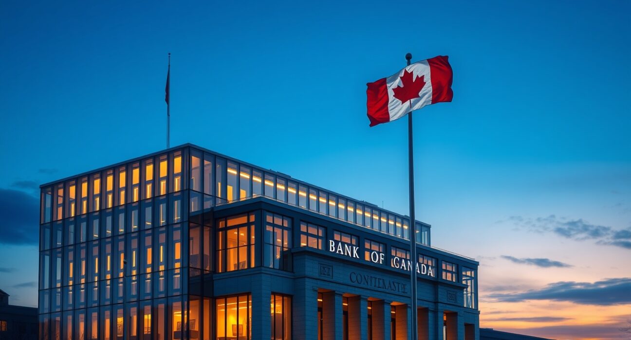 Bank of Canada headquarters building analysis for Canadian dollar monetary policy decisions