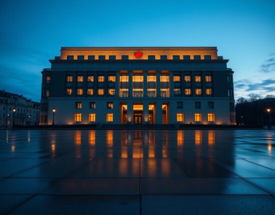 Bank of Canada headquarters in Ottawa representing monetary policy decisions on inflation data