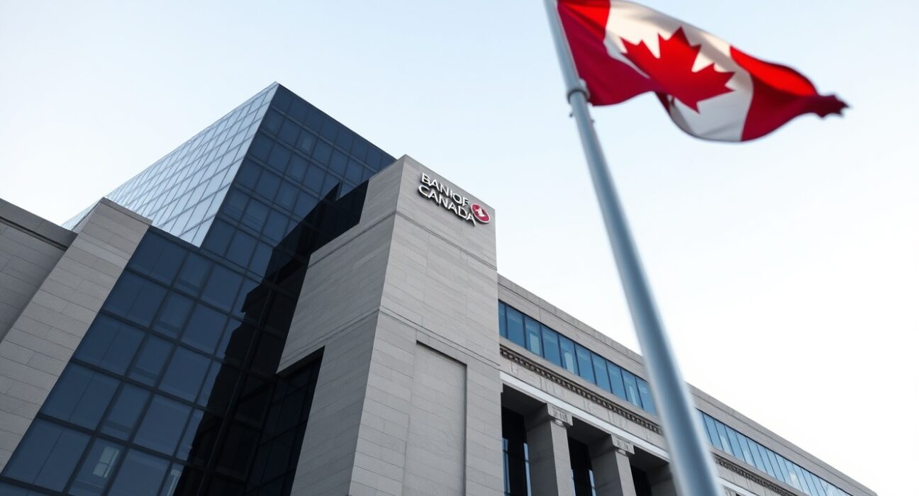 Bank of Canada headquarters building representing monetary policy decisions and interest rate announcements