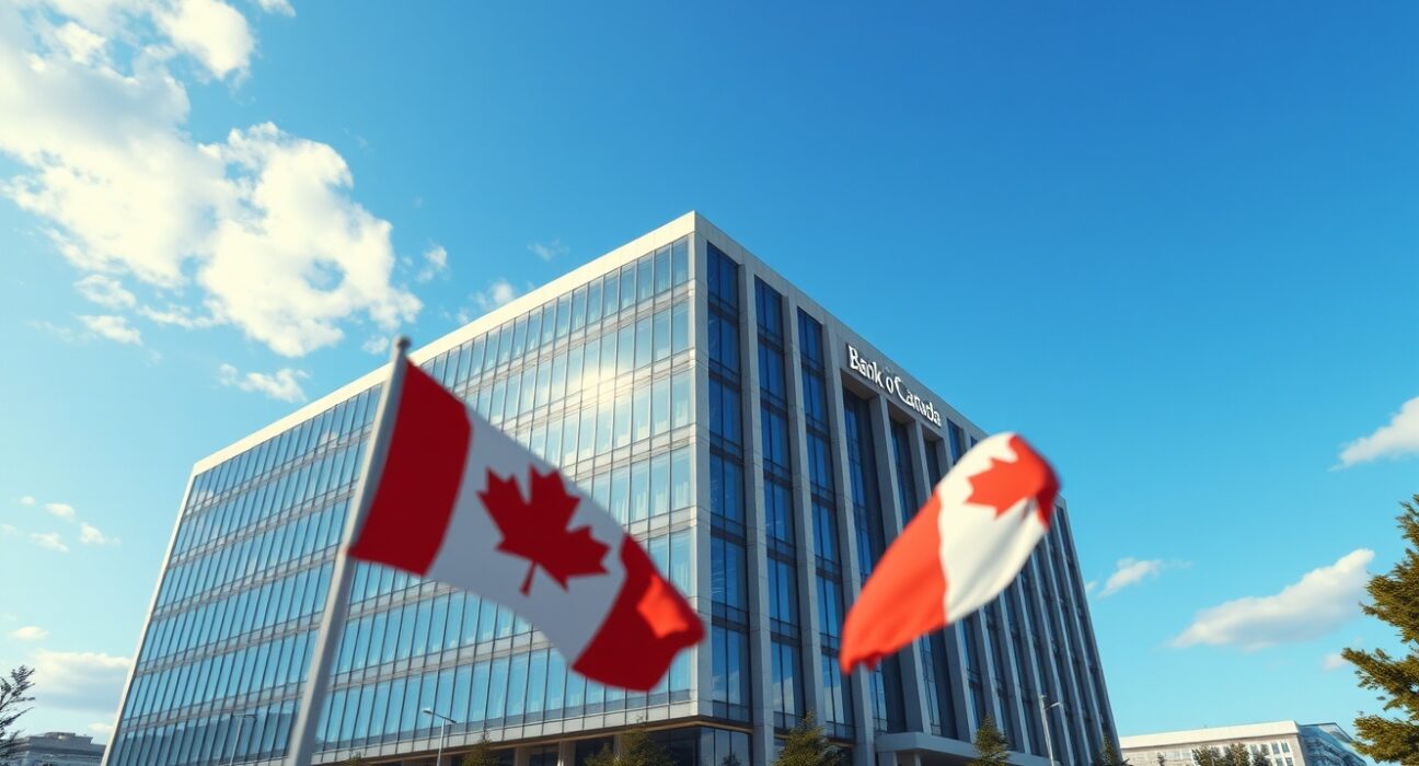 Bank of Canada headquarters building representing monetary policy decisions amid inflation concerns
