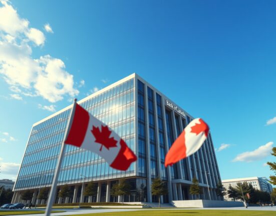 Bank of Canada headquarters building representing monetary policy decisions amid inflation concerns