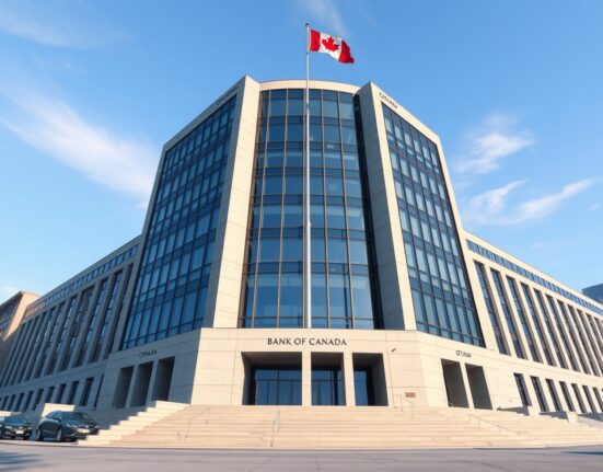 Bank of Canada headquarters representing monetary policy and interest rate decisions through 2026.