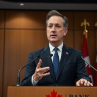 Bank of Canada Governor Tiff Macklem speaking about the interest rate decision and economic outlook.