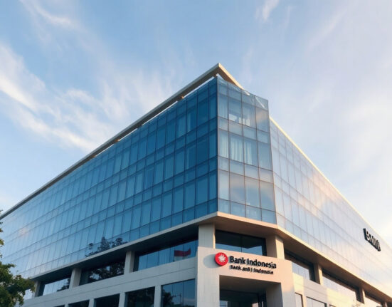 Bank Indonesia headquarters in Jakarta, symbolizing the central bank's monetary policy stance.