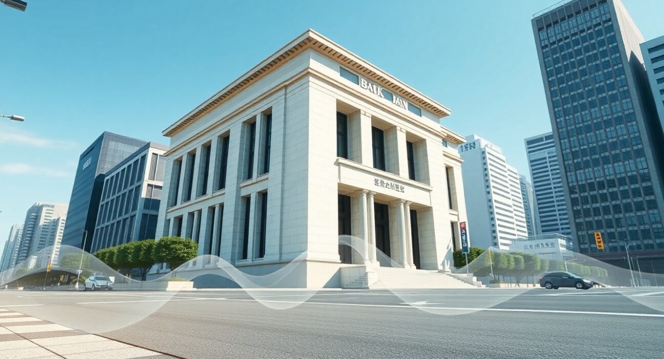 Bank of Japan headquarters facing inflation pressure from rising oil prices