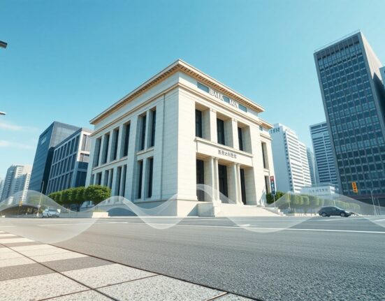 Bank of Japan headquarters facing inflation pressure from rising oil prices