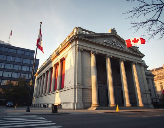 Bank of Canada building in Ottawa, symbolizing monetary policy direction.