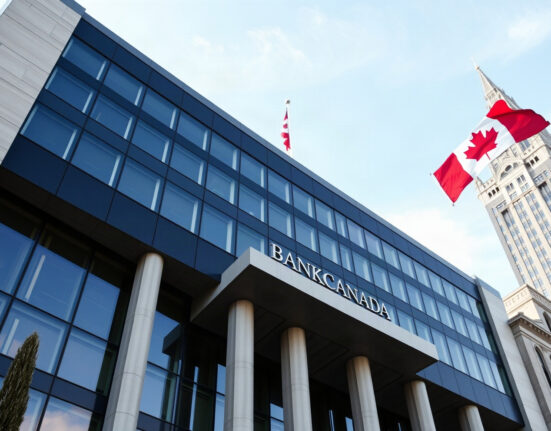 Bank of Canada building in Ottawa on a sunny day