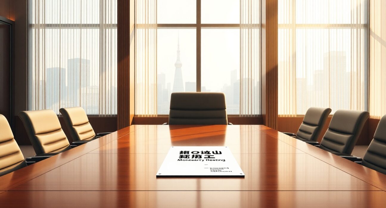 Bank of Japan monetary policy meeting setting anticipating April interest rate decision